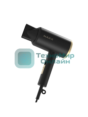 Фен Maxvi HD1801 черный, 1800 Вт