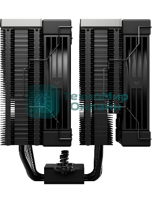 Кулер для процессора DEEPCOOL AK620 G2 DIGITAL NYX LGA1851/1700/1200/115X/AM5/AM4 (8шт/кор, TDP 260W, PWM, DUAL Fan 120мм, 6 тепл. трубок, Copper Base, черный) RET (R-AK620G2-BKNNMN-GJD-1)