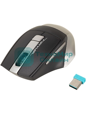 Мышь беспроводная A4Tech Fstyler FB35 серый, 2000 dpi, радиоканал, Bluetooth, USB, кнопки - 6