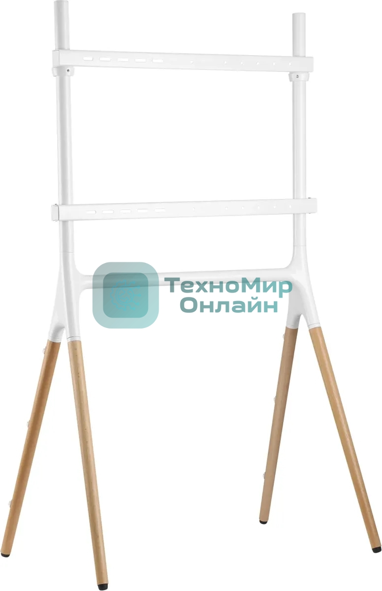 Подставка для телевизора Cactus CS-ST1247WTBCH белый/береза, 49