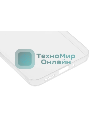 Чехол (клип-кейс) BoraSCO для Xiaomi Redmi 13C Silicone Case прозрачный (72840)
