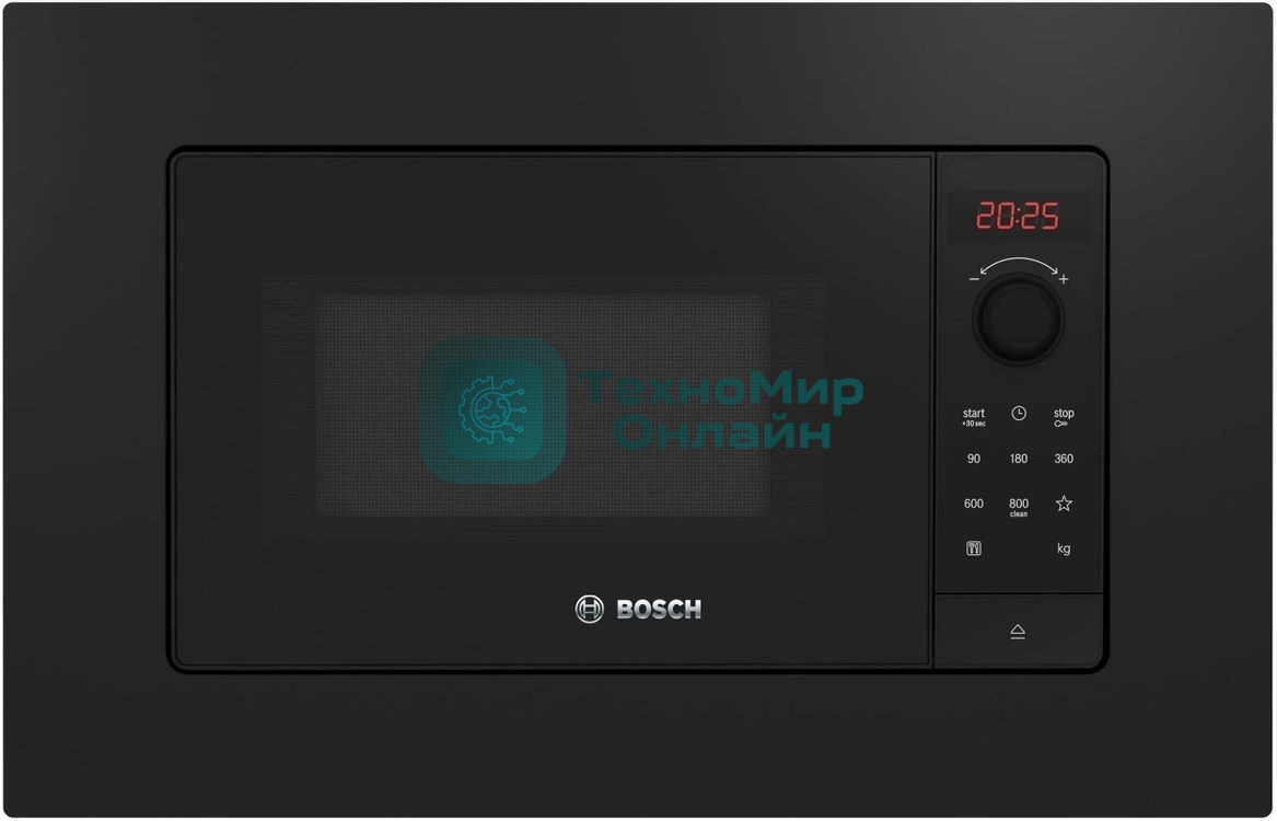 Микроволновая печь Bosch BFL623MB4 черный (встраиваемая)