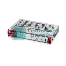 Межсетевой экран Zyxel USG FLEX 100HP с подпиской Gold на 1 год (AS, AV, CF, IDP/DPI, Sandboxing, SecuReporter), 1xRJ-45: 1G PoE+ (LAN/WAN), 7xRJ-45: 1G (LAN/WAN), 1xUSB3.0 **