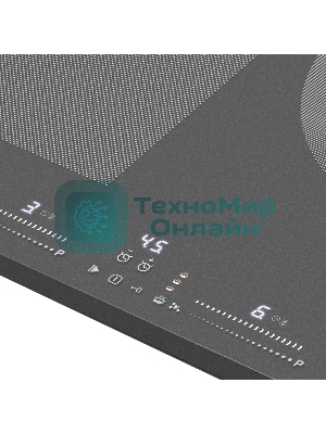 Индукционная варочная панель Maunfeld CVI804SFDGR Inverter графитовый