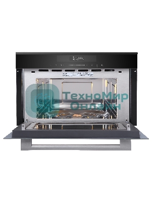 Встраиваемая микроволновая печь Korting KMI 830 GNBX черный, 34 л, 900 Вт, переключатели - сенсор