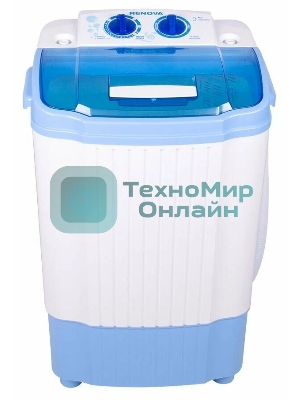 Стиральная машина EVGO WS-30ET белый/голубой загр. вертикальная макс.:3 кг 0 об/мин класс: А+