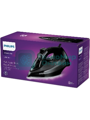 Утюг электрический Philips 2600 Вт, удар 200 г, пар 45 г/мин, SteamGlide Plus