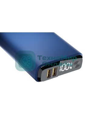 Портативный аккумулятор OLMIO QS-20, 20000mAh, 22.5W QuickCharge3.0/PowerDelivery, LCD, темно-серый