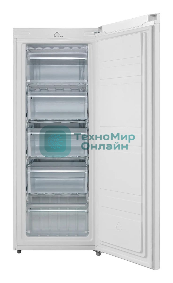 Морозильная камера Hyundai CU2005, белый, 157л, 5 ящиков