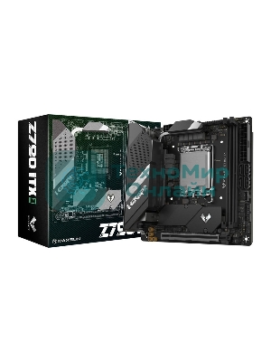 Материнская плата Maxsun iCraft Z790ITX WI-FI, LGA1700, Intel Z790, 2xDDR5, 4xSATA, 2xM.2, 1xPCIe 5.0 x16, 1xDP, 1xHDMI, 1x2.5Gb LAN, Wi-Fi 6E, Bluetooth 5.3, 1xUSB-C 20Gbps, 4xUSB-A 5Gbps, 4xUSB-A 2.0, 2x3.5 мм, 5.1, mini-ITX