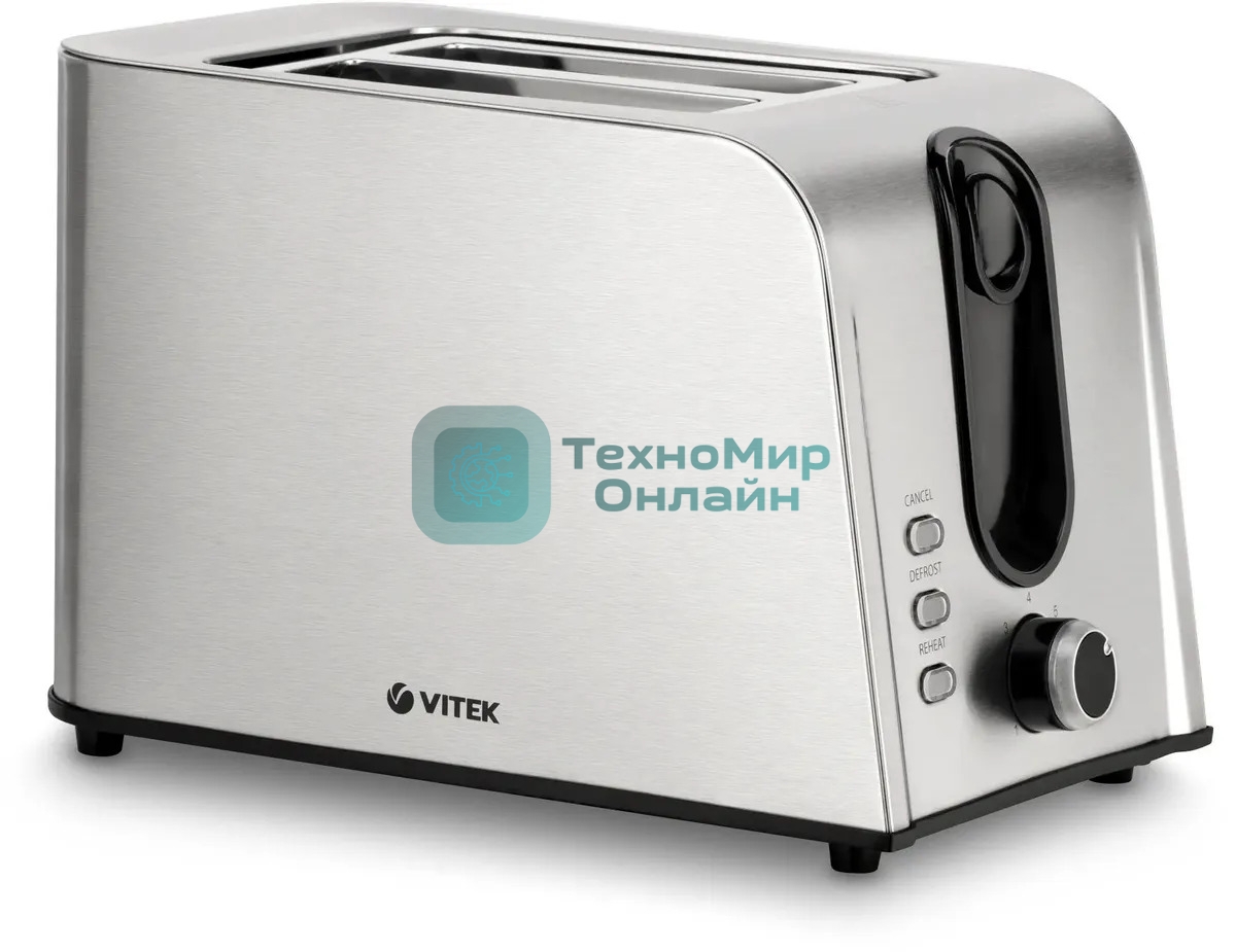 Тостер Vitek VT-1570 стальной