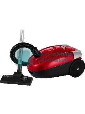 Пылесос Vitek VT-1820 красный/черный, 400/2200 Вт, уборка сухая, пылесборник мешок 4 л