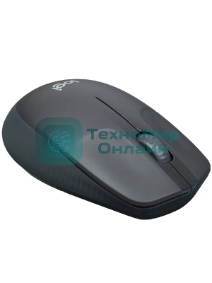 Мышь беспроводная Logitech M190 черный, 1000 dpi, радиоканал, USB, кнопки - 3