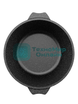 Кастрюля Гранит черный 1 л, АП 41802