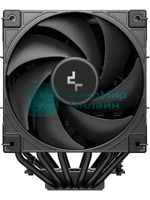 Кулер для процессора DEEPCOOL AK620 G2 DIGITAL NYX LGA1851/1700/1200/115X/AM5/AM4 (8шт/кор, TDP 260W, PWM, DUAL Fan 120мм, 6 тепл. трубок, Copper Base, черный) RET (R-AK620G2-BKNNMN-GJD-1)