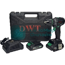 Дрель-шуруповерт DWT ABSP-20 DNF-2 BMC, 20 В, 2 Ач, 60 Нм, бесщеточный