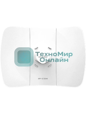 Наружный радиомост IP-COM iLBE-M5 большой дальности действия, 5 ГГц, до 433 Мбит/с, IP64, 1х23dbi, 1х100 Мбит/с, PoE