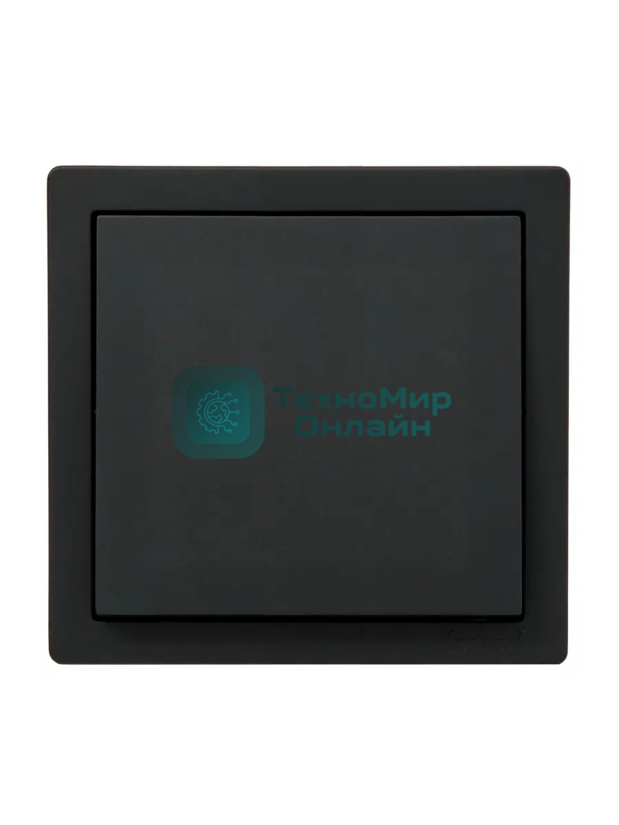 Выключатель 1-клав. LETO черный бархат LEZARD 752-4200-100