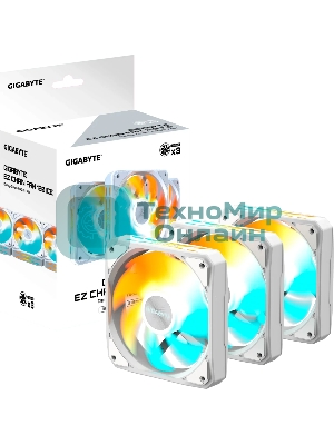 Комплект вентиляторов Gigabyte GP-GbT EZFAN1203 ICE