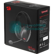 Гарнитура Redragon Ire Pro чёрный, беспроводная + проводная, Bluetooth / USB, до 25 ч