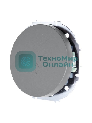 Выключатель проходной 1-кл. СП OSEN 10А IP20 механизм серый матовый LEZARD 743-7488-105