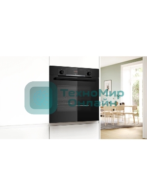 Духовой шкаф Bosch HBA534EB3 60 см, встраиваемый, электрический с конвекцией, объем 71 л