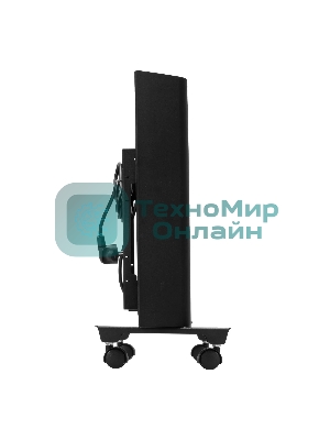 Конвектор электрический Denzel XCE-2000B черный, 2000 Вт, 25 м2, термостат