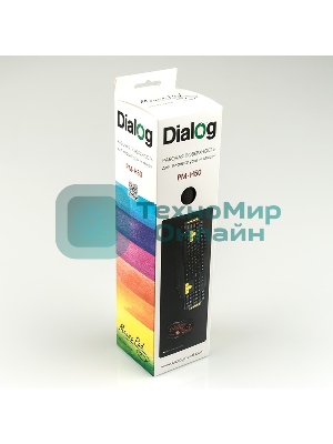 Игровая поверхность для клавиатуры и мыши Dialog PM-H50, черная, размер 700х300х3мм