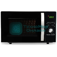 Микроволновая печь Hyundai HYM-D2079 черный, 23 л, 800 Вт, переключатели - кнопки, поворотный механизм