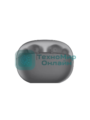 Наушники TWS Tecno Buds 4 черный, вкладыши, Bluetooth, до 6 ч