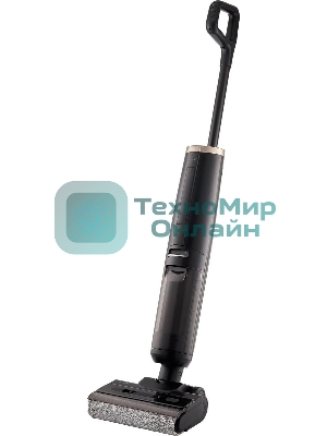 Пылесос вертикальный моющий Vitek VT-FW15PLUS черный, питание от аккумулятора, 120 Вт, уборка влажная/сбор жидкости/сухая, пылесборник 0.55 л