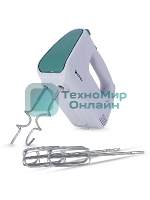 Миксер ручной Vitek VT-1490 белый/зеленый