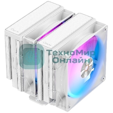Кулер Ocypus Delta A62 WH ARGb белый 260W/All Intel/AMD AM*/2 fans/Screws