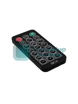 Автомагнитола ACV AVS-601UBM, 1 DIN, Bluetooth, USB Type-A, AUX, пульт ДУ