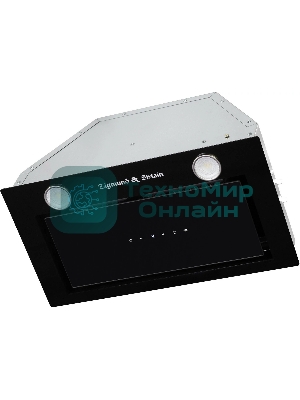 Вытяжка встраиваемая Zigmund & Shtain K 011.5 B черный, 50 см, 1050 куб. м/ч, 68 дБ