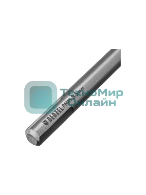 Сверло спиральное по металлу Denzel 8,5 х 165 мм, Р6М5, Golden Tip, удлиненное