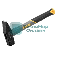 Молоток слесарный Denzel 600 г, кованый, фибергласовая рукоятка c TPR покрытием