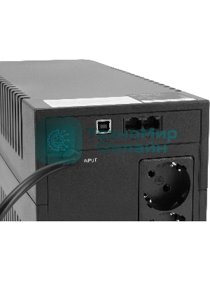 Источник бесперебойного питания Ippon Back Basic 1200 LCD Euro 720Вт 1200ВА черный