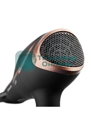 Фен BRAYER BR3000BN черный/розовое золото, 2200 Вт, компактный