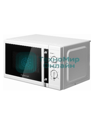 Микроволновая печь HOME HMM207СW белый, 20 л, 700 Вт, переключатели - поворотный механизм