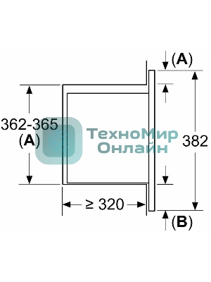 Микроволновая печь Bosch BFL523MB4 черный (встраиваемая)