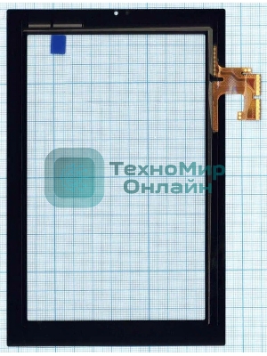 Сенсорное стекло (тачскрин) для HP Slate 7 Extreme, черное