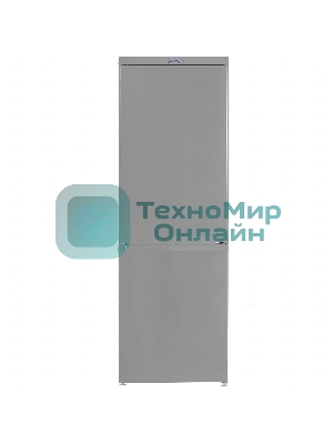 Холодильник DON R-290 NG нерж сталь двухкамерный 209/101л морозилка снизу