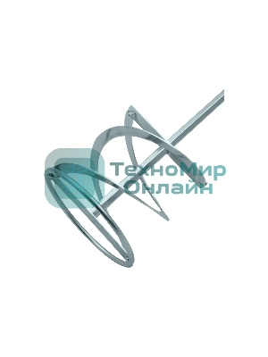 Миксер для красок и штукатурных смесей Denzel, 120 х 600мм,оцинкованный,шестигранный хвостовик 10мм