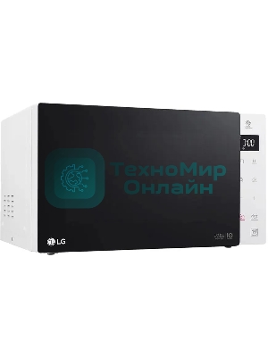 Микроволновая печь LG MW25R35GISW белый/черный, 25 л, 1000 Вт, переключатели - сенсор