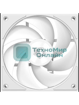 Вентилятор для корпуса ID-COOLING AF-1230-W белый, 120 мм, 2000 об/мин, 31.1 дБ, 4 pin