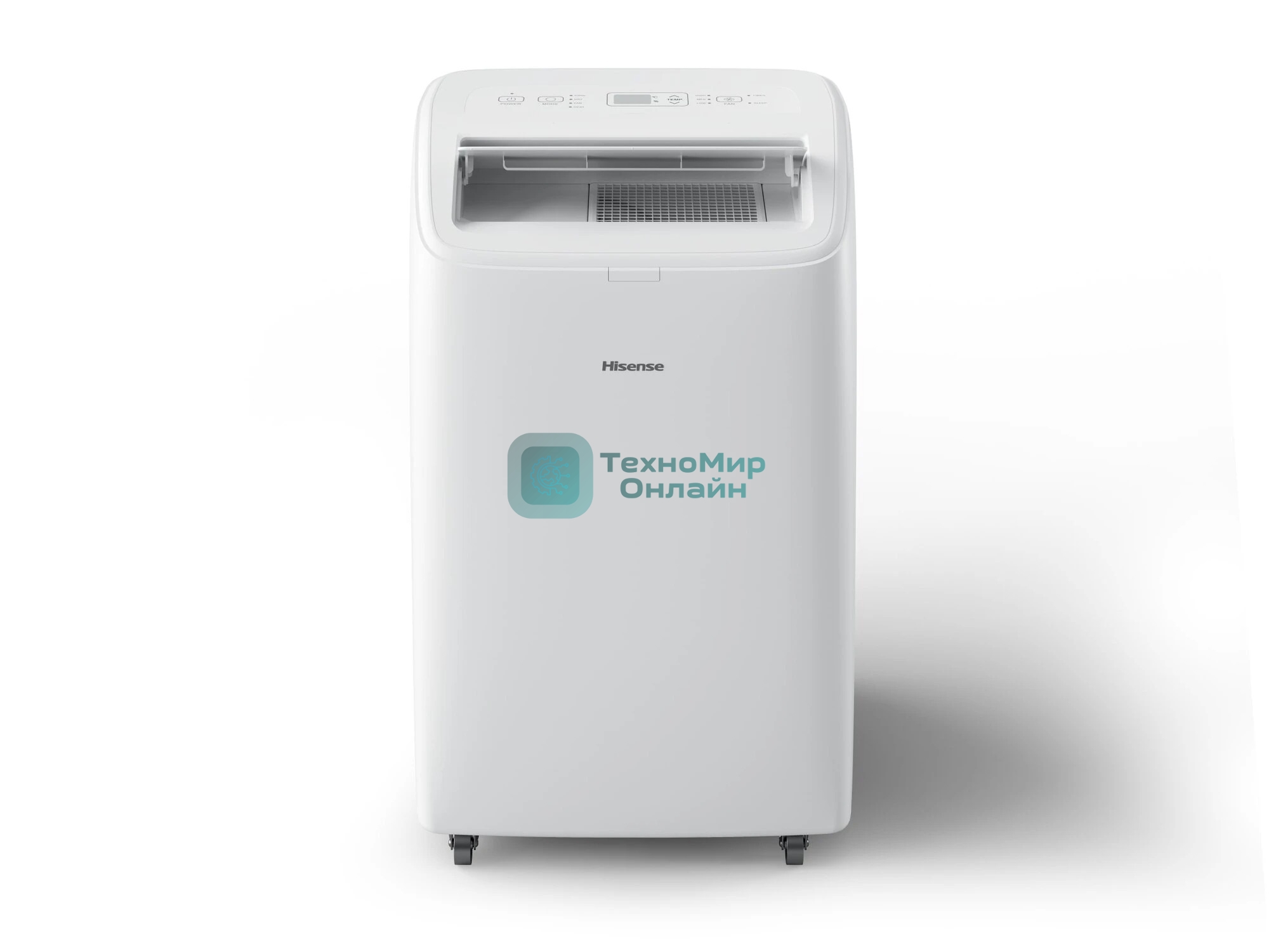 Кондиционер мобильный Hisense AP-09CW4GNCS00 9000 BTU, 18 м², 52 дБ, охлаждение, осушение, белый