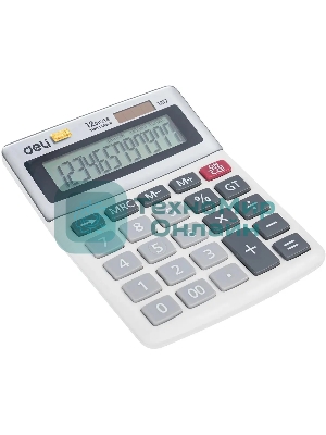 Калькулятор настольный Deli E1217 в ассортименте 12-разр. 1003503
