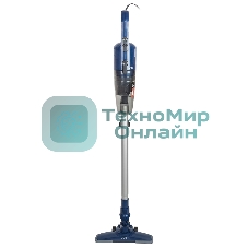 Пылесос вертикальный JVC JH-VS118 синий, питание от сети, 130 Вт, уборка сухая, пылесборник 1.2 л