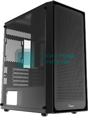 Компьютерный корпус Ocypus Gaммa C50 без БП черный (Gaммa-C50-BKG000XX-GL)